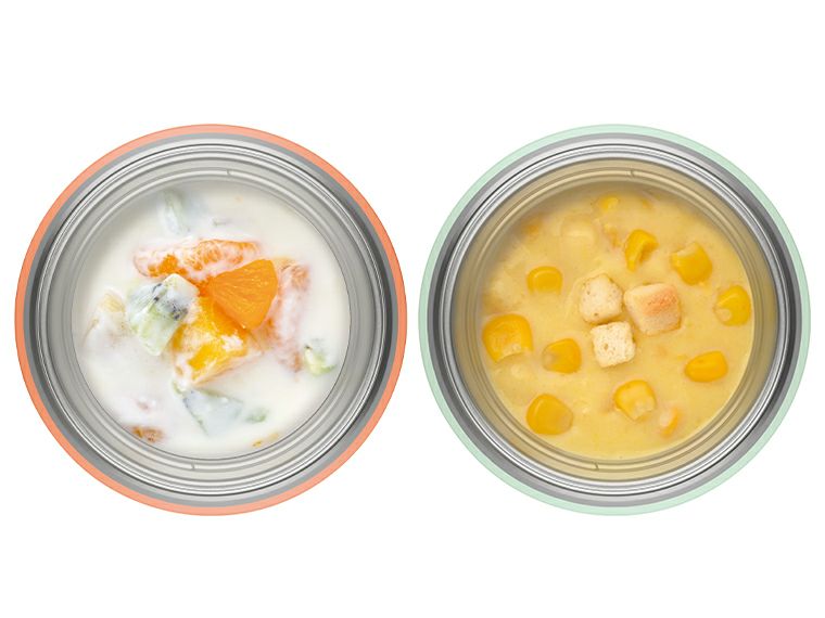 サーモス(THERMOS)JEG-200真空断熱スープジャー200ml使用イメージ