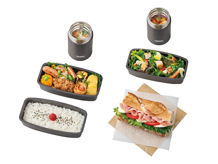 サーモス(THERMOS)JEH-1000真空断熱スープランチセット200ml使用イメージ