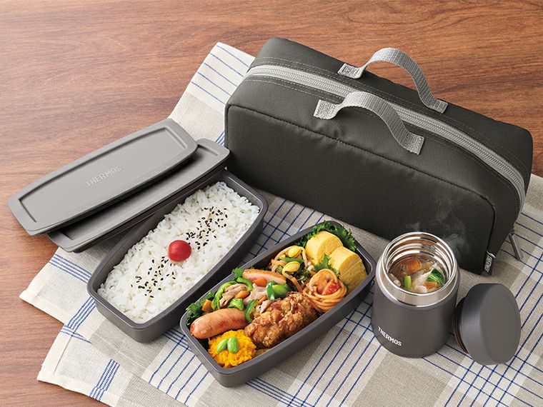 サーモス(THERMOS)JEH-1000真空断熱スープランチセット200ml使用イメージ