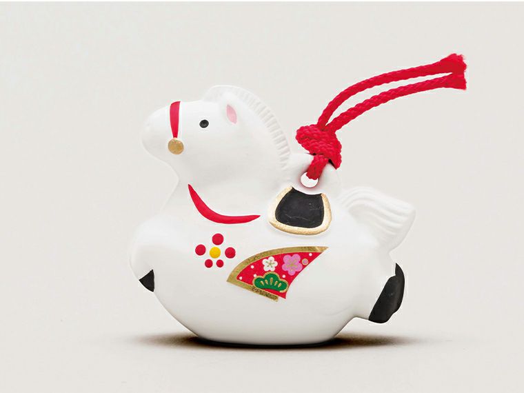 吉祥の午土鈴（特小）