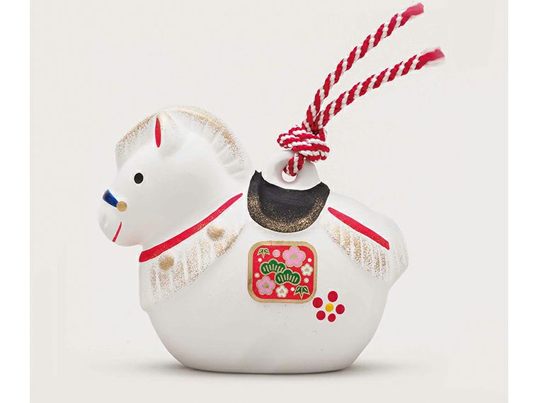 吉祥の午土鈴（大）