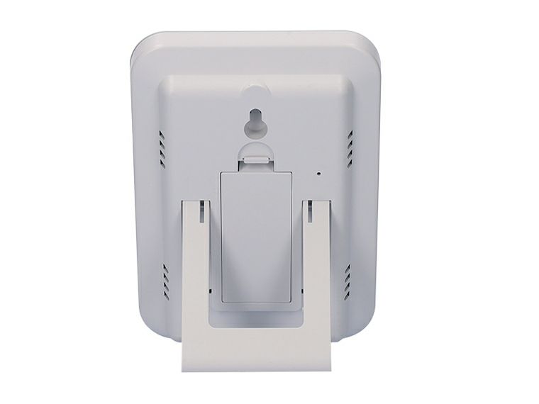 熱中症・インフルエンザおしらせクロックの背面