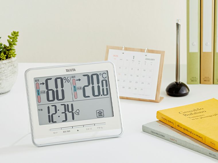 タニタ　デジタル温湿度計　TT-538使用イメージ
