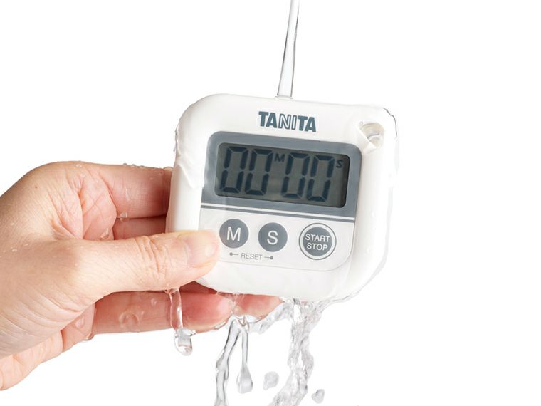 タニタ　丸洗いタイマー100分計　TD-376N防水