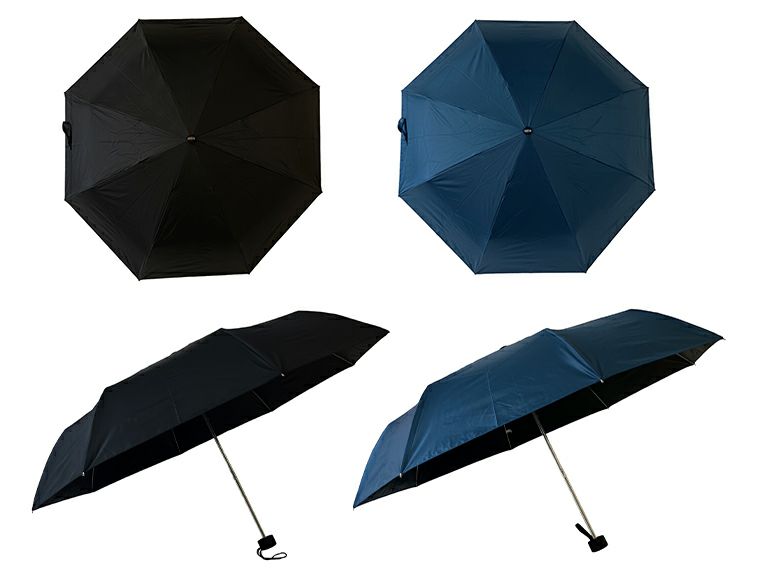 遮光 軽量 晴雨兼用 耐風 55㎝ 折 カラーバリエーション