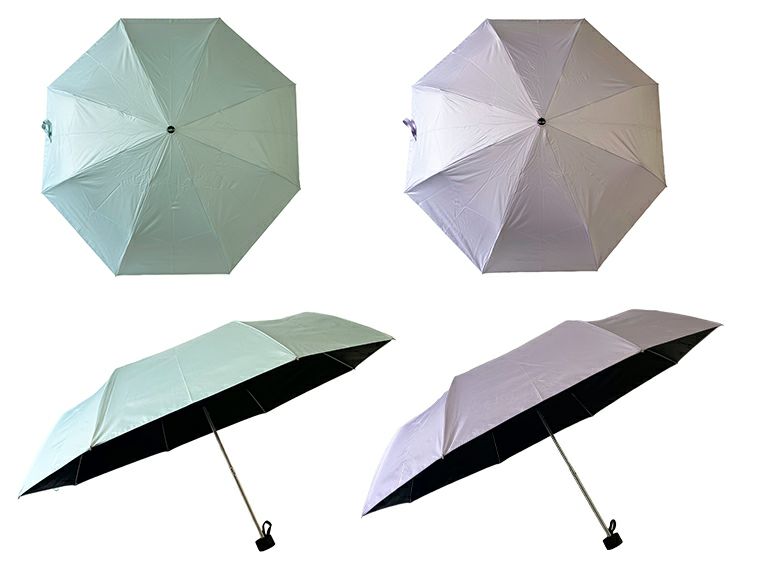 遮光 軽量 晴雨兼用 耐風 55㎝ 折 カラーバリエーション