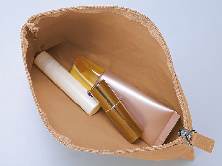 イークラフト・ウォッシャブルペーパーフラットポーチ使用イメージ