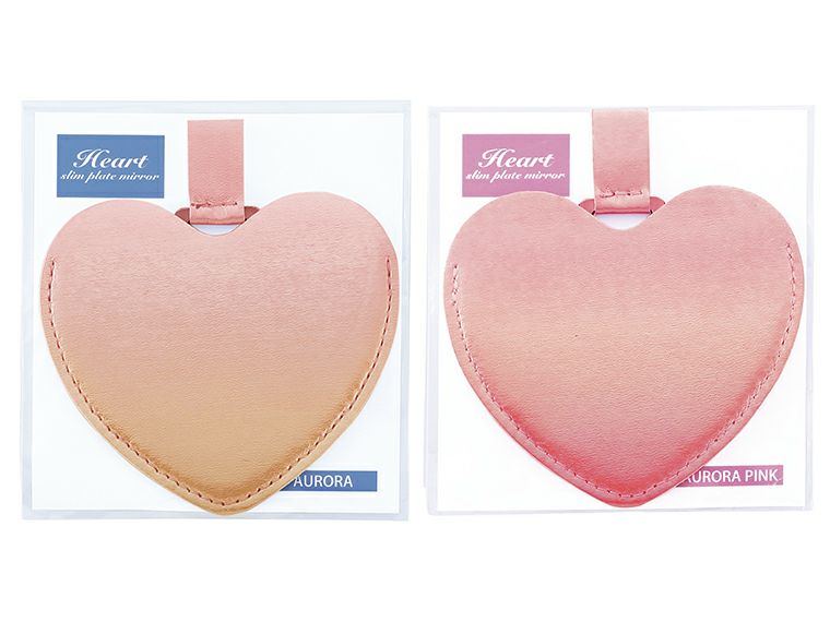 ハート型スリムプレートミラーパッケージ姿