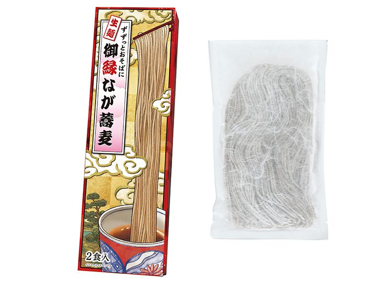 ずずっとおそばに　御縁なが蕎麦2食入セット内容
