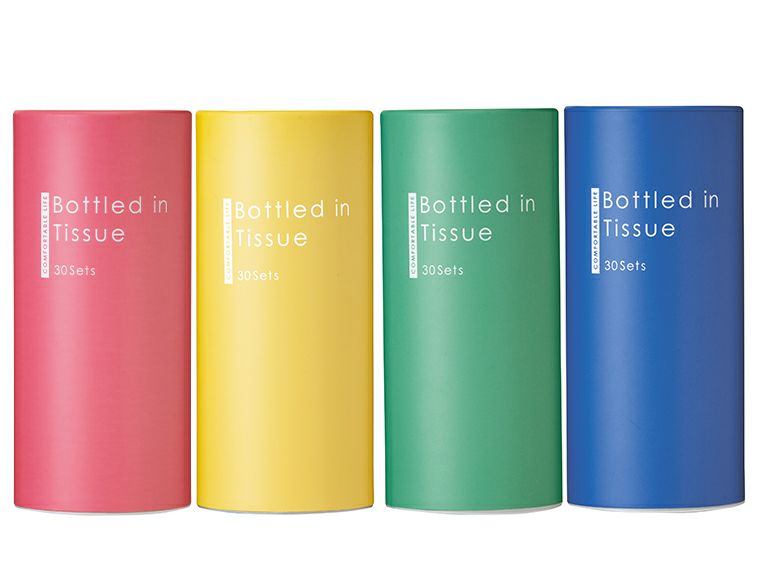 カラフル　ミニボトルティッシュ30W商品画像