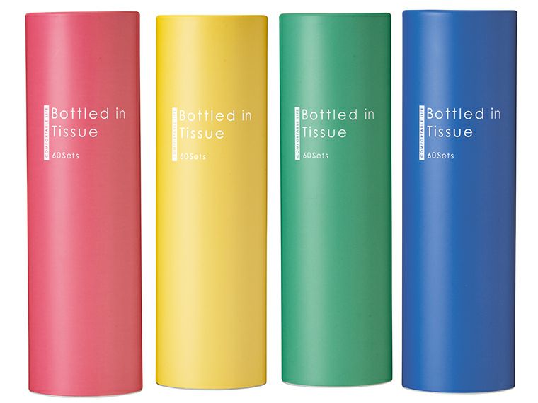 カラフル　ボトルティッシュ60W商品画像