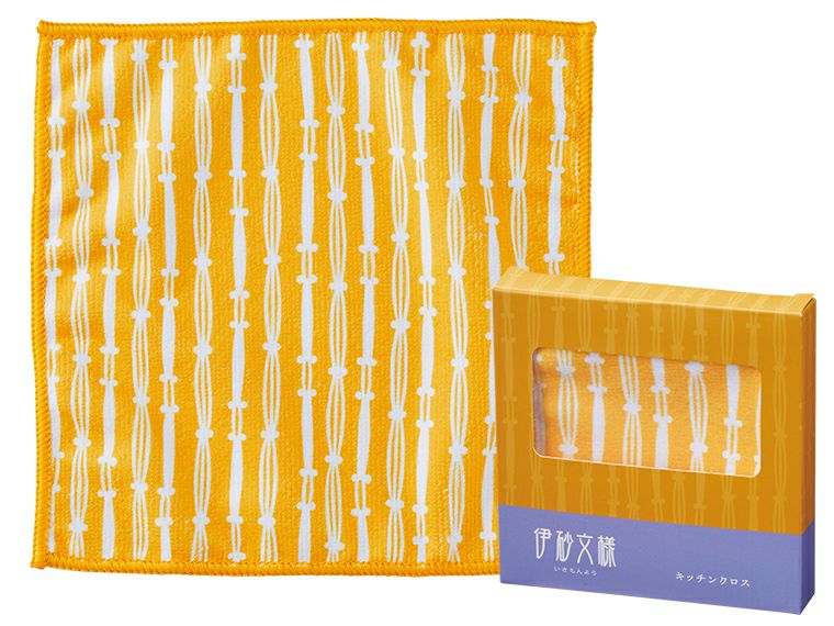 伊砂文様 キッチンクロス 竹