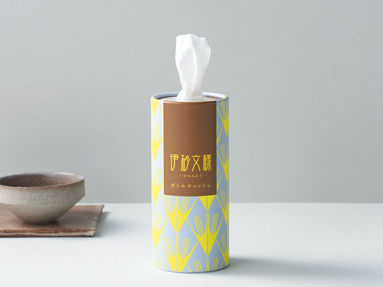 伊砂文様 ボトルティッシュ 使用イメージ
