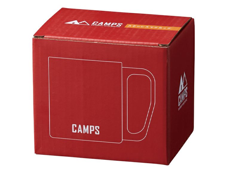 キャンプス ステンレスマグカップ パッケージ姿