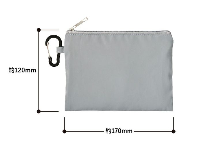 リフレクターポーチ（M）のサイズ