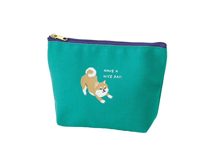 ドッグ・デイ　ポーチの本体カラーグリーン