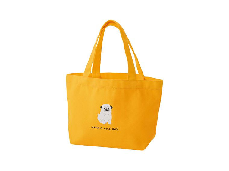 ドッグ・デイ　おでかけバッグの本体カラーイエロー
