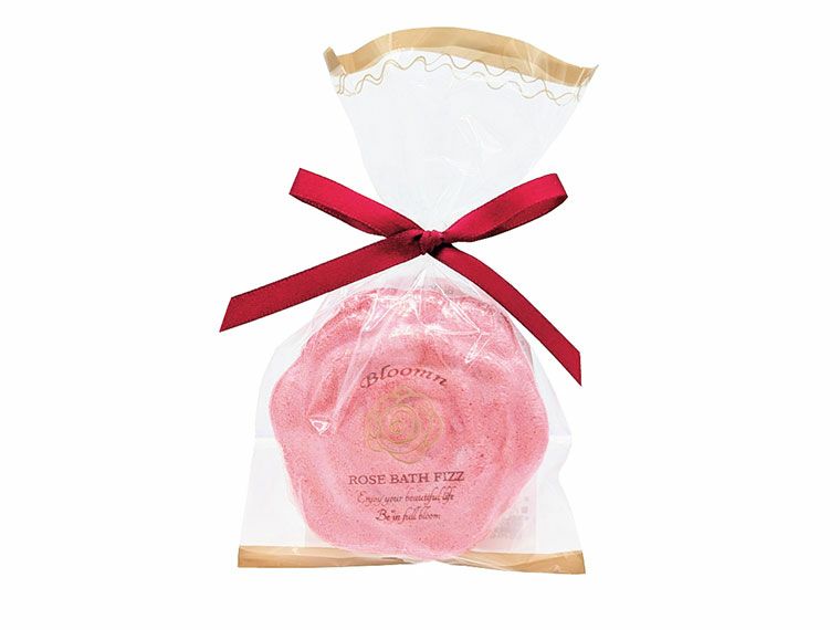 ブルームン　ローズバスフィズ（入浴料）のレッド