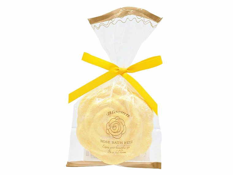 ブルームン　ローズバスフィズ（入浴料）のイエロー