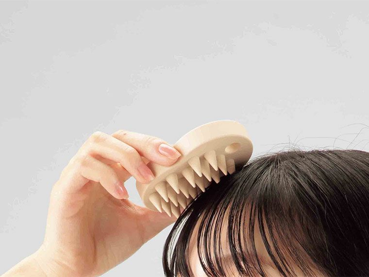 ノッカ　シリコンブラシの使用イメージ