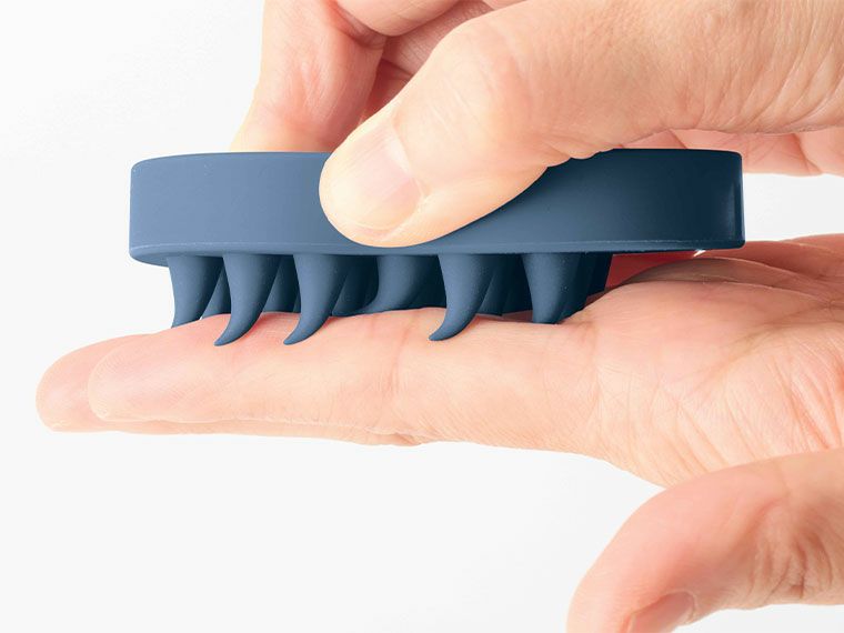 ノッカ　シリコンブラシは柔らかい肌触りです