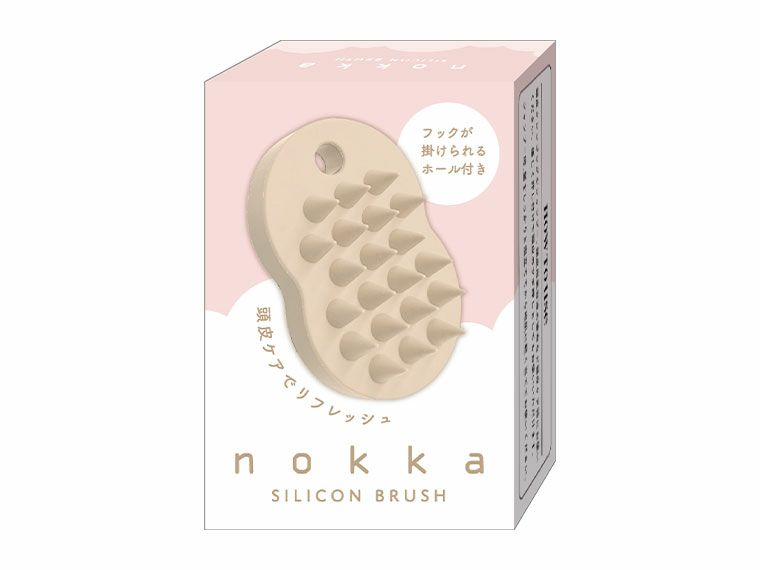 ノッカ　シリコンブラシのパッケージ