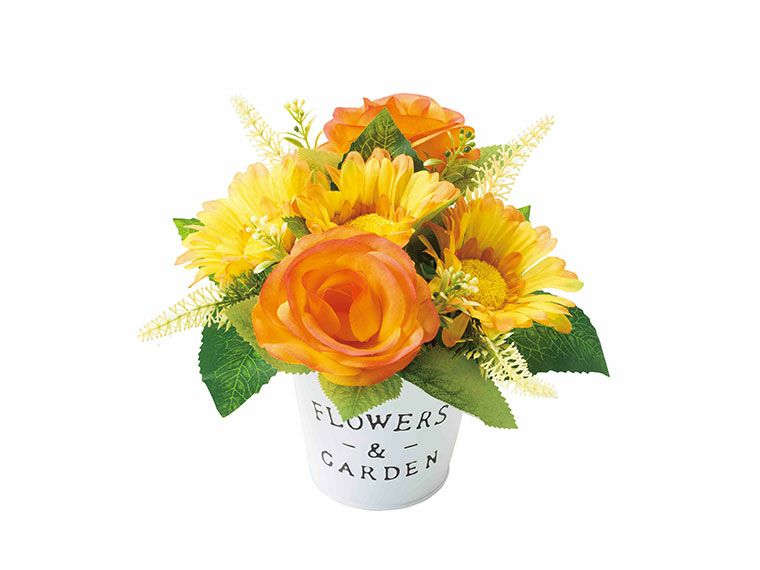 トコハナ　インテリアフェイクフラワーのイエローバージョン