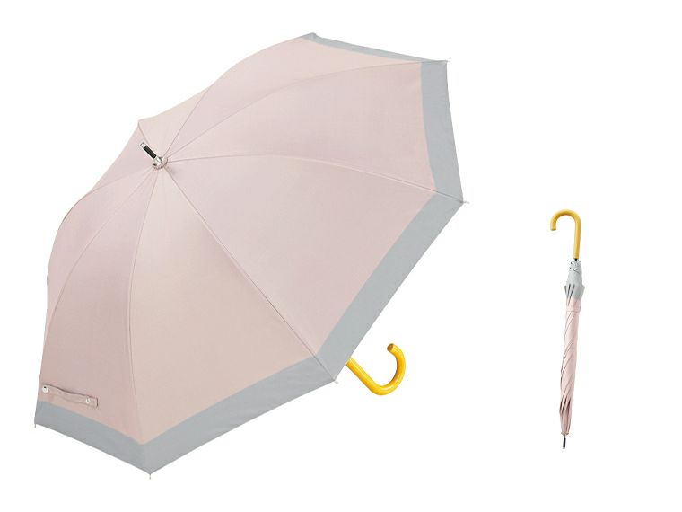 アプレラ　晴雨兼用長傘の本体カラーピンク系画像