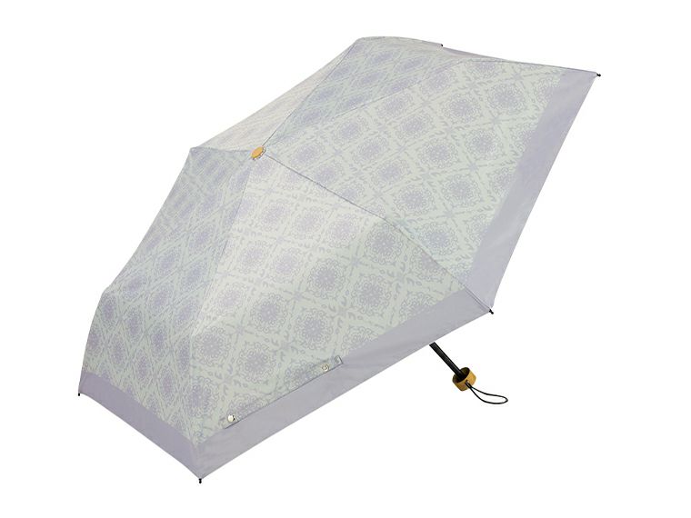 レフィナ　晴雨兼用折傘の本体色パープル系