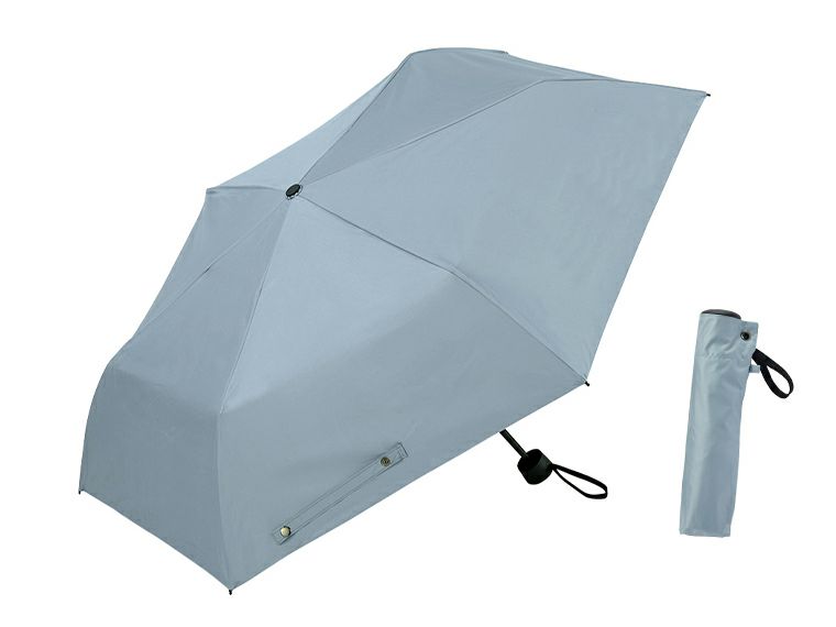 スティーラ　晴雨兼用折傘の本体カラーサックスブルー画像