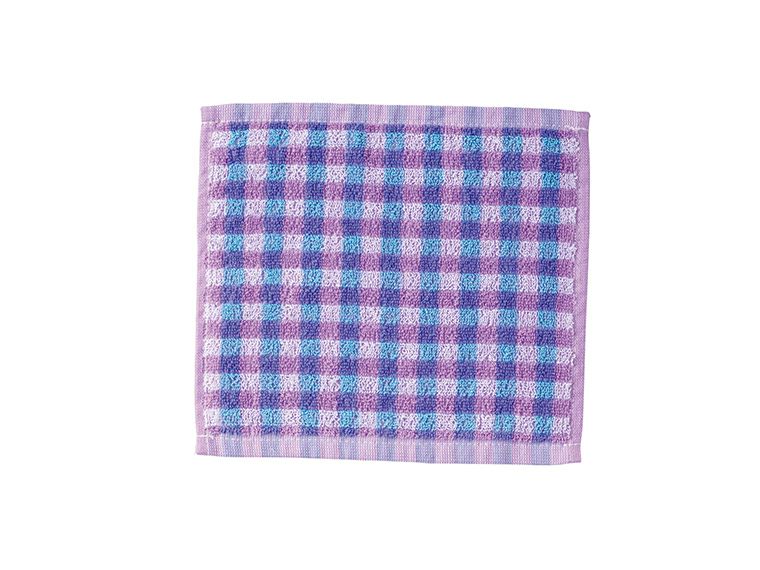 フローリー　タオルハンカチの本体カラーブルー系画像