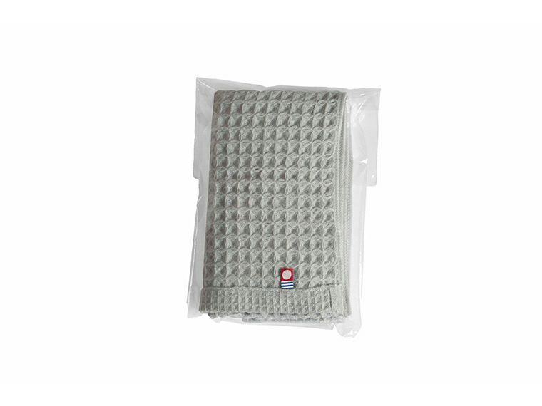 今治ワッフルソフト　フェイスタオルの本体カラーグレー系画像