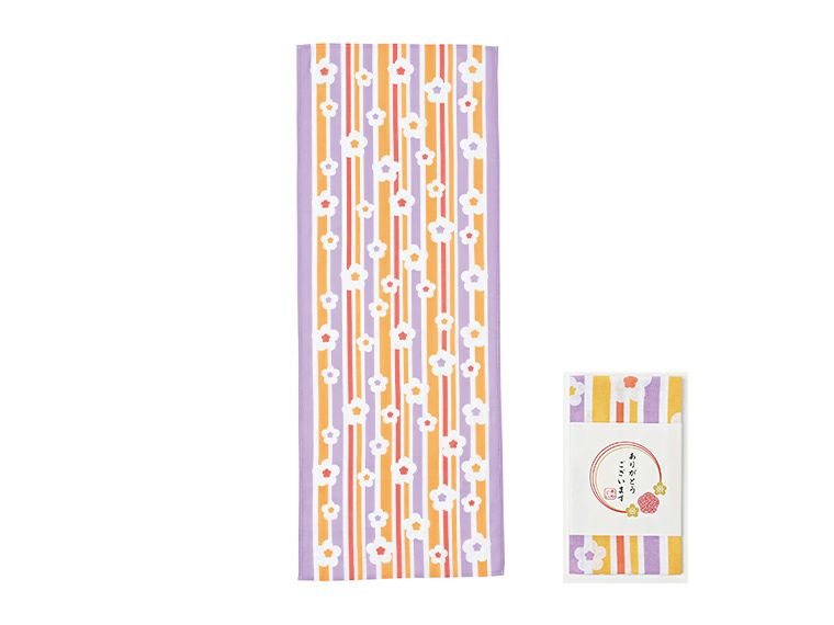 ありがとうございます　和柄文様手ぬぐい