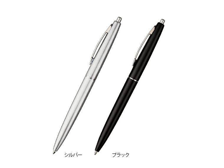 メタリックボールペンはブラックとシルバーの2色展開