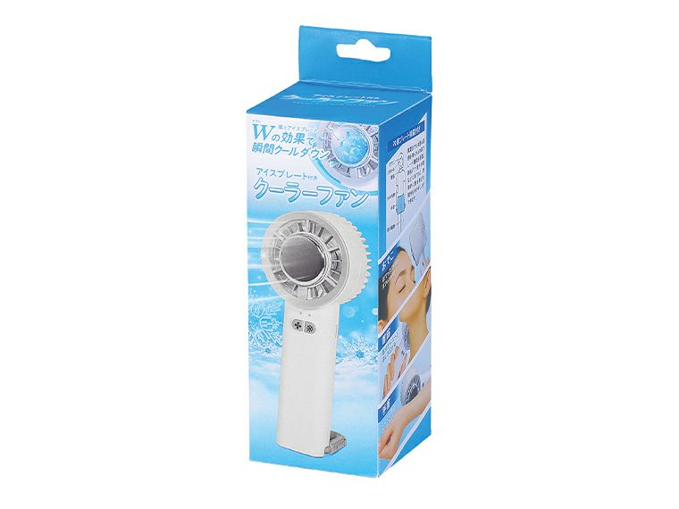 ペルチェ2WAYハンディファン（カラビナ付き）の化粧箱