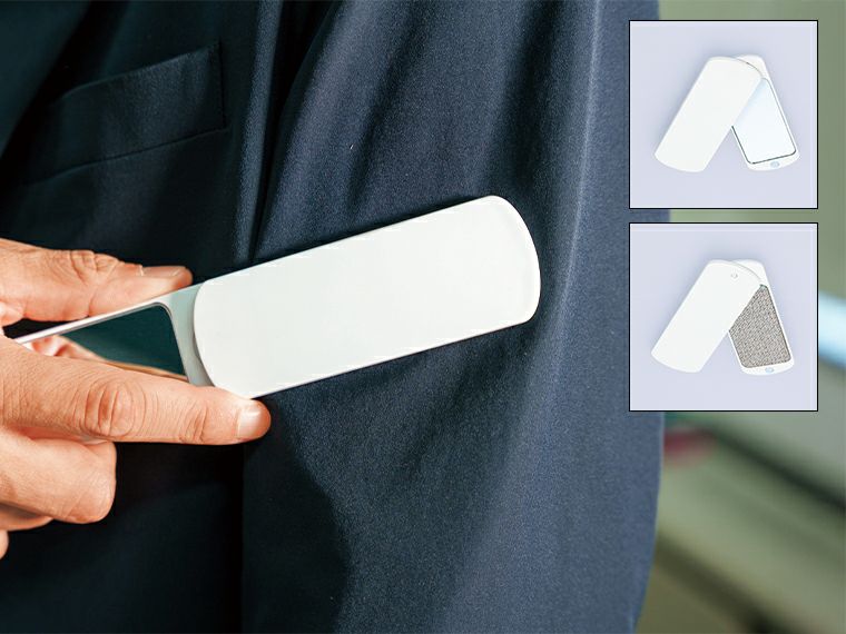 ミラー付きエチケットブラシ