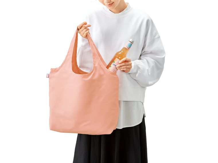 リル　再生PET保冷温ふんわりトートの使用イメージ