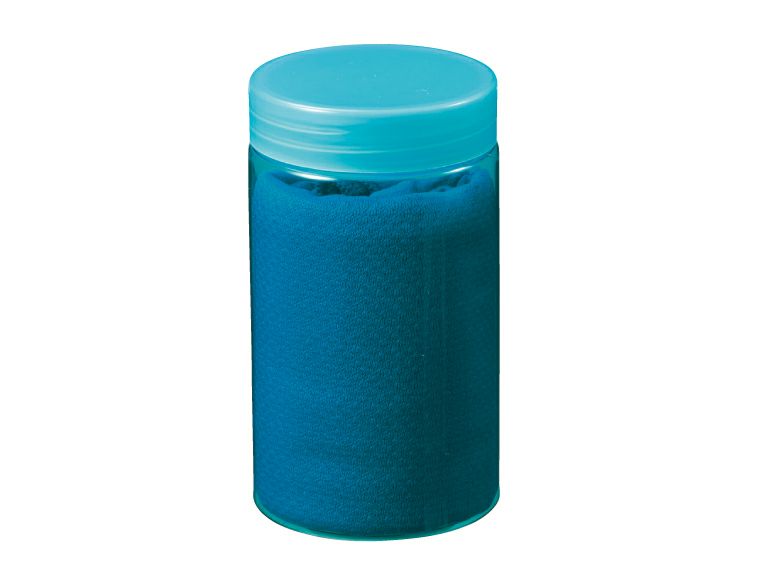 ヒンヤリUVガード ボトル入クールタオルのボトル入り画像