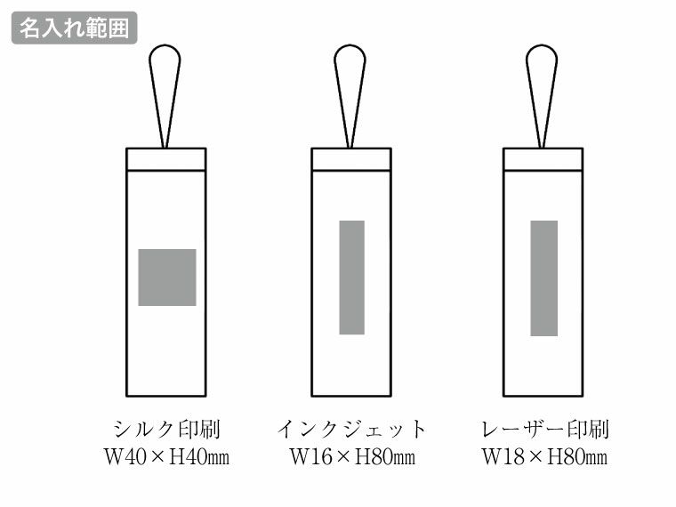 アイスティック氷のうの名入れ範囲