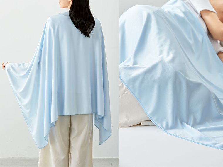 接触涼感クールケットの使用イメージ