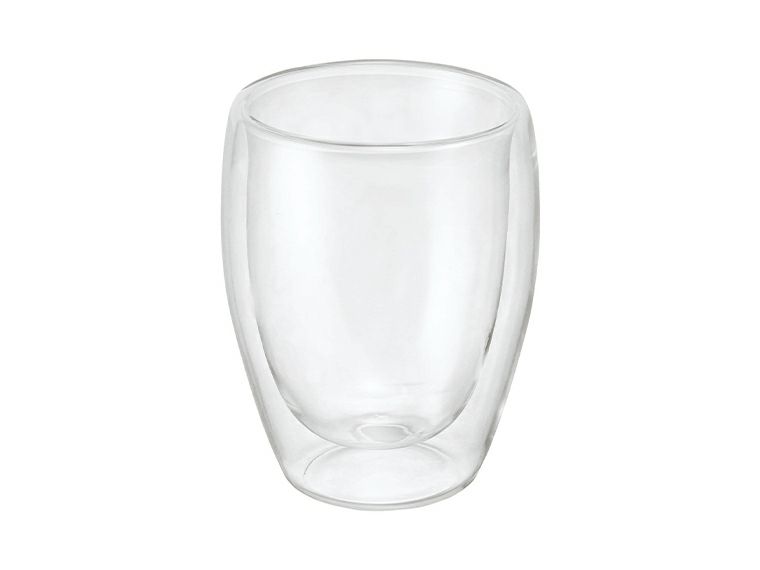DW-06 ダブルウォールグラス 360mlは耐熱ガラスの二重構造なので結露しません。