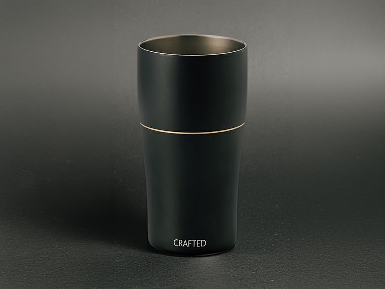 AZ-01 会津塗り会津蒔絵 真空二重ステンレスタンブラー 490ml CRAFTEDの全体画像