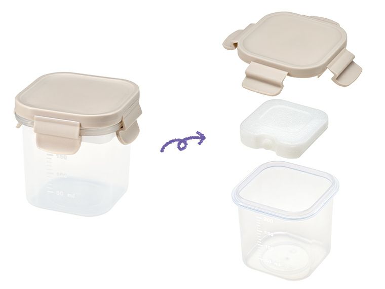 保冷剤付フードコンテナーの蓋裏には保冷剤がセットできます。