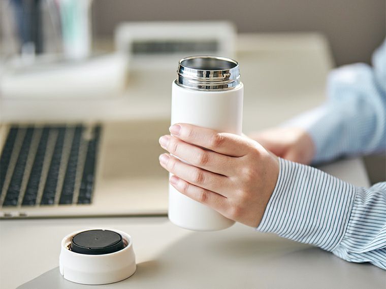 ハンドル付シームレスボトル350mlの使用イメージ