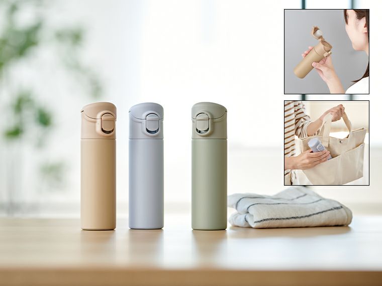 片手で飲めるワンタッチミニボトル140ml